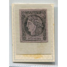 ARGENTINA 1877 GJ 15 CORRIENTES ESTAMPILLA USADO POSTAL TIPO 4 DE LA PLANCHA U$ 66