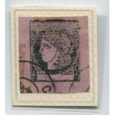 ARGENTINA 1879 GJ 16 CORRIENTES ESTAMPILLA DE AMPLIOS MARGENES USADO POSTAL TIPO 3 DE LA PLANCHA U$ 40