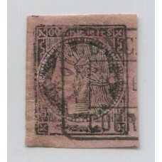 ARGENTINA 1879 GJ 16 CORRIENTES ESTAMPILLA CON OBLITERACION POSTAL DE CONSEPCION U$ 40 + 100 %