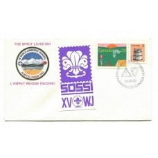 BOY SCOUT CANADA 1983 SOBRE CON MATASELLO SCOUTS