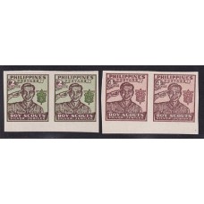 BOY SCOUTS FILIPINAS SERIE COMPLETA NUEVA MINT VARIEDAD PAREJAS SIN DENTAR SCOUT 14.50 EUROS