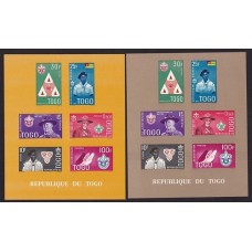 BOY SCOUTS TOGO HOJAS BLOQUES NUEVAS MINT SCOUT