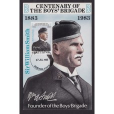 BOY SCOUT TARJETA MAXIMUM 1983 St. KITTS SCOUTS