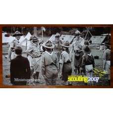 BOY SCOUTS ISLA DE MAN PACK ESPECIAL CON HOJA BLOQUE NUEVA MINT SCOUT