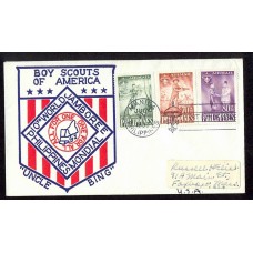 BOY SCOUTS FILIPINAS 1959 SOBRE ESPECIAL CON ESTAMPILLAS AEREAS SCOUT