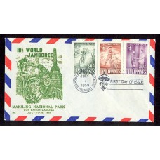 BOY SCOUTS FILIPINAS 1959 SOBRE CON ESTAMPILLAS AEREAS SCOUT