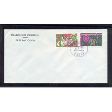 BOY SCOUTS GABON SERIE COMPLETA EN CARTA SCOUTS