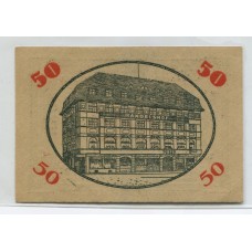ALEMANIA 1921 BILLETE ESTADO DE BOCHUM, VALE CUPON CAFÉ HANDELSHOF SIN CIRCULAR MUY RARO UNC