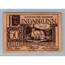 AUSTRIA 1920 BILLETE DE 50 HELLER SIN CIRCULAR