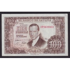 ESPAÑA 1953 BILLETE DE 10 PESETAS