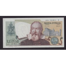 ITALIA 1973 BILLETE DE 2.000 LIRAS