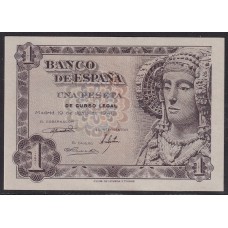 ESPAÑA 1948 BILLETE DE 1 PESETA SIN CIRCULAR