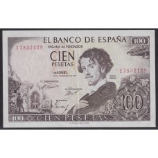 ESPAÑA 1965 BILLETE DE 100 PESETAS