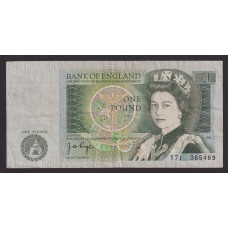 INGLATERRA BILLETE DE 1 LIBRA