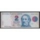 ARGENTINA COL. 736a BILLETE DE 2 PESOS CONVERTIBLES SIN CIRCULAR UNC BOT. 3011