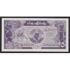 SUDAN 25 PIASTRES BILLETE SIN CIRCULAR, UNC