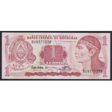 HONDURAS 1992 1 LEMPIRA BILLETE SIN CIRCULAR, UNC