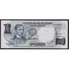 FILIPINAS 1 PESO BILLETE SIN CIRCULAR, UNC