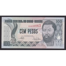 GUINEA BISSAU 100 PESOS BILLETE SIN CIRCULAR, UNC