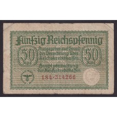 ALEMANIA BLILLETE DE 50 REICHSPFENNIG