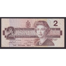 CANADA 1986 BILLETE DE 2 DOLARES