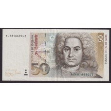 ALEMANIA 1993 BILLETE DE 50 MARCOS