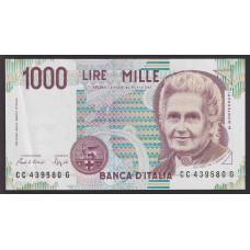 ITALIA 1990 BILLETE DE 1.000 LIRAS