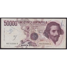 ITALIA 1984 BILLETE DE 50.000 LIRAS