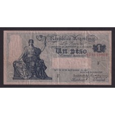 ARGENTINA COL. 356c BILLETE DE $ 1 CAJA DE CONVERSION BOT. 1565