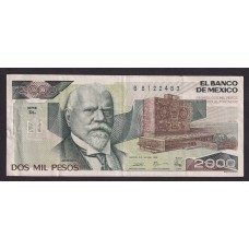 MEXICO 1989 BILLETE DE 1.000 PESOS
