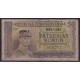 CHECOSLOVAQUIA 1945 BILLETE DE 50 KORONAS