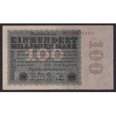 ALEMANIA 1923 BILLETE DE 100.000.000 CIEN MILLONES DE MARCOS