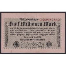 ALEMANIA 1923 BILLETE DE 5.000.000 CINCO MILLONES DE MARCOS