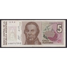 ARGENTINA COL. 696R BILLETE REPOSICION