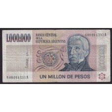 ARGENTINA COL. 671R BILLETE REPOSICION DE 1.000.000 UN MILLON DE PESOS