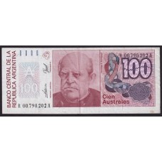 ARGENTINA COL. 709R BILLETE REPOSICION