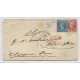 FRANCIA 1865 OFICINA FRANCESA EN EGIPTO SOBRE ENVIADO DESDE ALEJANDRIA CON MATASELLO NUMERAL 5080 DE ESTA OFICINA RARO