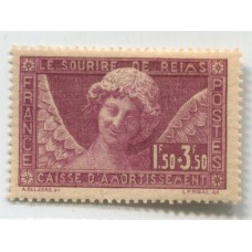 FRANCIA 1929 Yv. 256 LA SONRISA DEL ANGEL ESTAMPILLA NUEVA CON GOMA MAGNIFICA CALIDAD 100 €