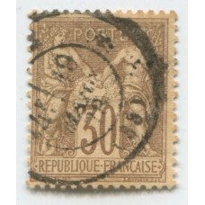 FRANCIA 1876 Yv. 069 MUY LINDA ESTAMPILLA 8 €