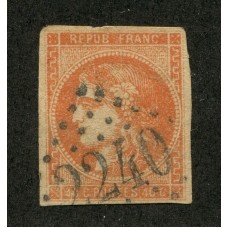 FRANCIA 1870 Yv. 48 ESTAMPILLA USADA, MUY BUEN EJEMPLAR 160 €