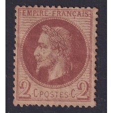 FRANCIA 1862 Yv 26A ESTAMPILLA NUEVA CON GOMA 60 €