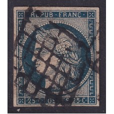 FRANCIA 1849 Yv. 4 ESTAMPILLA CLASICA DE PERFECTA CALIDAD 65 €