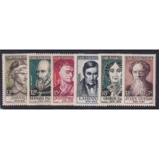 FRANCIA 1957 Yv. 1108/13 SERIE COMPLETA DE ESTAMPILLAS NUEVAS MINT