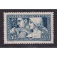 FRANCIA 1928 Yv 252a ESTAMPILLA NUEVA MINT, VARIEDAD CATALOGADA HERMOSA 425 €