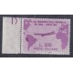 ITALIA 1961 Yv 847A EL FAMOSO GRONCHI ROSA CON BORDE DE HOJA Y 100 % ORIGINAL ESTAMPILLA NUEVA MINT !!! RARISIMA 1.700 euros