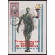 PERONISMO 1951 TARJETA MATASELLADA EN EL PRIMER CONGRESO NACIONAL DE PERIODISTAS, RARA
