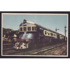 PERONISMO FERROCARRIL LOCOMOTORA JUSTICIALISTA ANTIGUA TARJETA POSTAL RARA