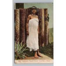 ABORIGENES INDIOS CHAMACOCOS ANTIGUA TARJETA POSTAL INDIGENAS INDIA LAZZET