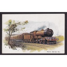 TRENES FERROCARRILES EXTRANJEROS ANTIGUA TARJETA POSTAL INGLATERRA NORTH BRITISH