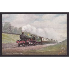 TRENES FERROCARRILES EXTRANJEROS ANTIGUA TARJETA POSTAL INGLATERRA PLYMOUTH EXPRESS